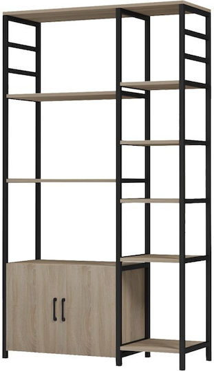 Βιβλιοθήκη Ranea Μπεζ 85x32x150εκ.
