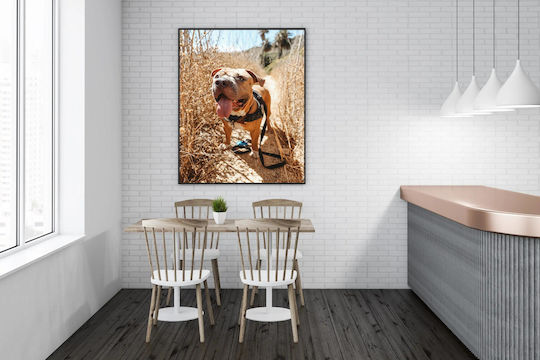 Painting Happy Dog On A Nature Trail Happy Dog On A Nature Trail 100x150