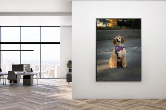 Panou Happy Poodle În Ham Mov Happy Poodle 100x150