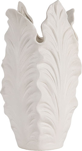 Keramikvase Weiß 15,3x11,3xH27cm Keramikvase Weiß 15,3x11,3xH27cm