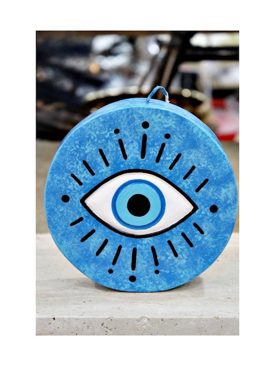 Gerakis Dekoratives Kerze Blue Eye Blau