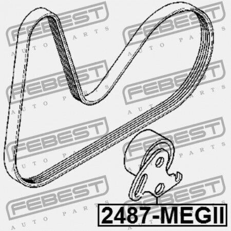 Τροχαλία Τεντωτήρα Renault Megane Ii 2002-2008 8200328372