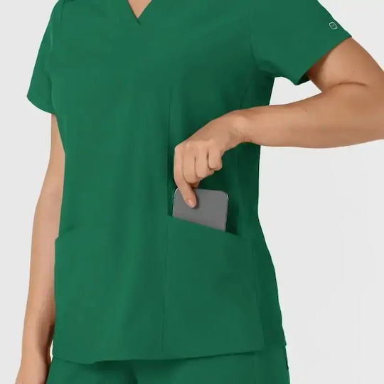 WonderWink WonderWink Damen Medizinische Bluse Grün