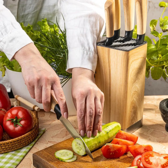 Klausberg Set Knives with Base Made of Stainless Steel 6 Pieces