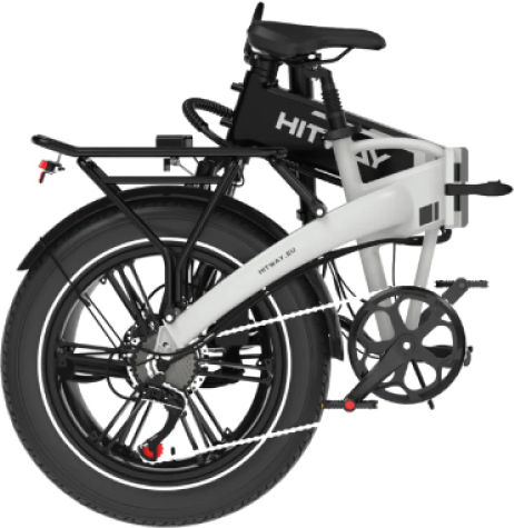 Hitway BK10S 20" Schwarz Klappbares Elektrofahrrad Straße