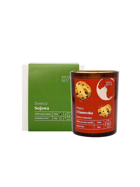 Lumânare Aromatică din Soia în Borcan cu Miros de Vanilie 190gr