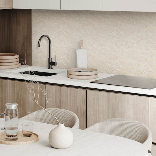 Set of Vinyl Tiles Kitchen Pattern Natural Stone Design 6x60x30 pcs