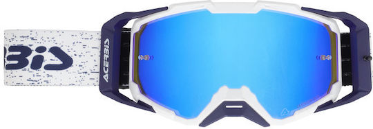 Маска Mx Acerbis Vitrion Mirror 27520.232 Бяла Синя