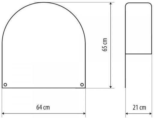 Protective Cover for Camper Tire Size L Rims 14 to 16 Inches Lampa L1596.5
