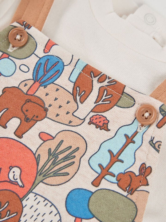 Kids Clothing Set with Dungarees Summer 2 Pieces Multicolour