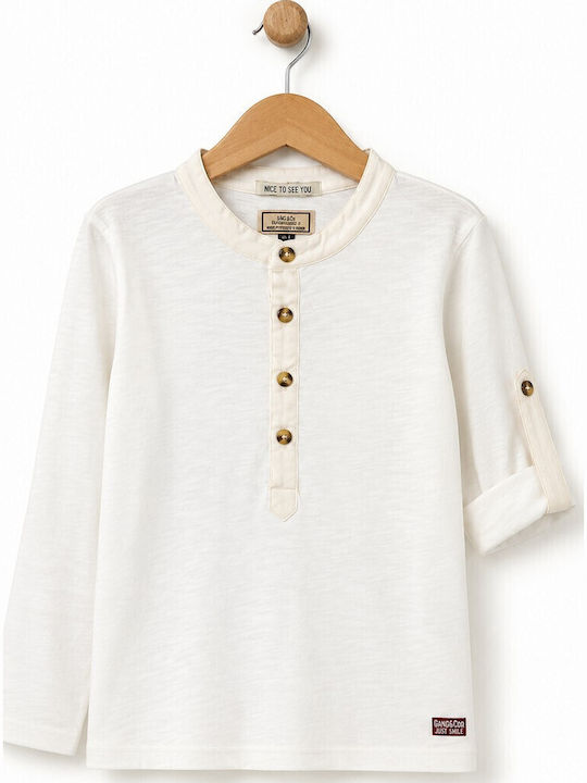 Sommer-Kinderbekleidungsset 2 Stück Hellcreme Bright White