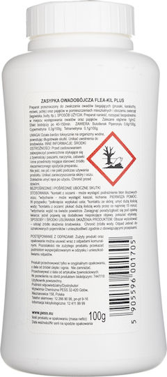 Pess Flea-kill Plus Pulbere pentru Gândaci / Furnici / Pulăci / Păianjeni 100gr Pess Flea-kill Plus Pulbere pentru Gândaci / Furnici / Pulăci / Păianjeni 100gr