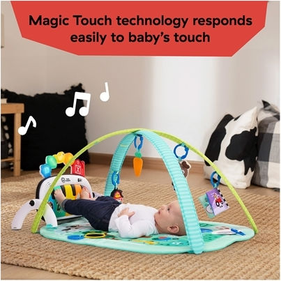 Baby Einstein Farm Explorers Activity Gym with Music for Newborns