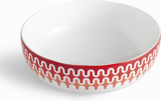 Ionia Illusion Salatschüssel aus Porzellan Rote