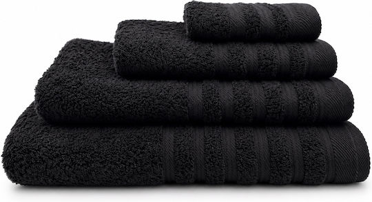 Xionoula Home Λαβέτα Aura 30x30εκ. Black Βάρους 600gr/m²