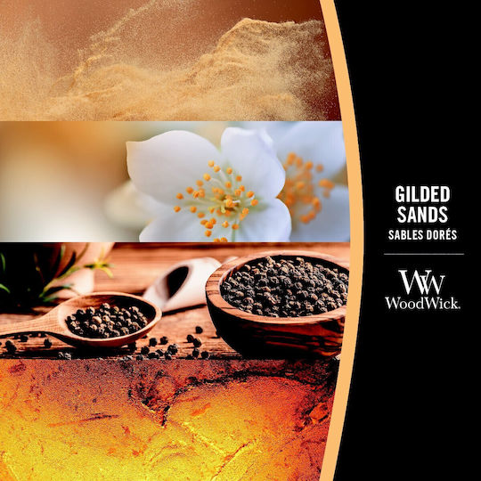 WoodWick Αρωματικό Κερί Σόγιας σε Βάζο με Άρωμα Gilded Sands 610gr