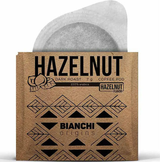 Bianchi Coffee Kapseln Espresso Haselnuss Kompatibel mit Maschine E.S.E. Pod 16Mützen