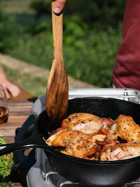 Lodge Pan With Lid made of Cast Iron 26.04cm