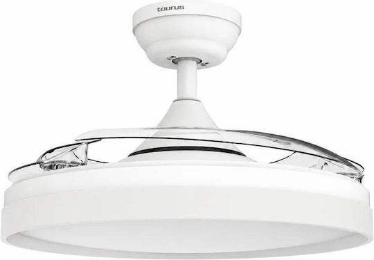Taurus Polar Hide & Go Ventilator De Tavan Transparent / Alb