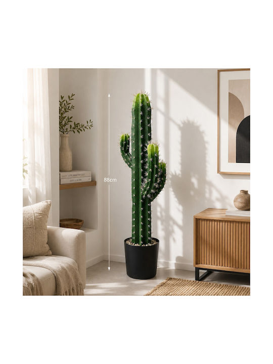 88cm Plantă Artificială Decorativă Cactus În Ghiveci 81045