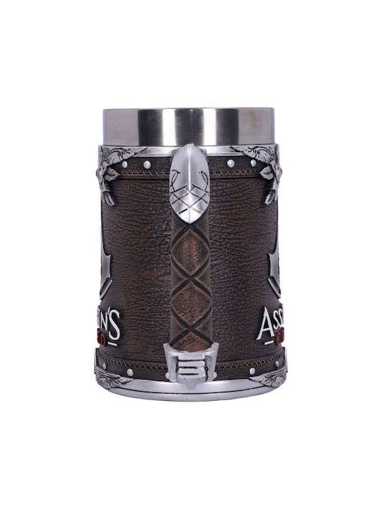 Nemesis Now Tankard Mug Ceramic Silver
