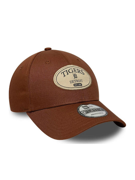 New Era Detroit Tigers Mlb Patch 9forty Ajustabil Capă Maro 60915779