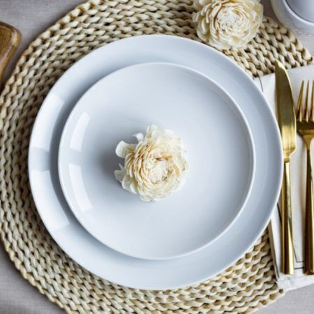 Lubiana Black Porcelain Dinnerware Set 20pcs