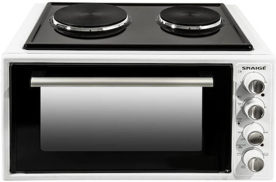 Snaige Electric Countertop Oven 45lt with 2 Burners