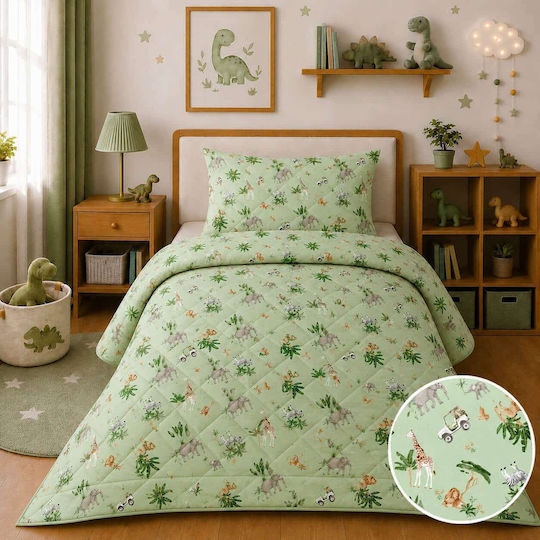 Astron Italy Kinderbettdecke Einzel Forest&safari 160x240cm