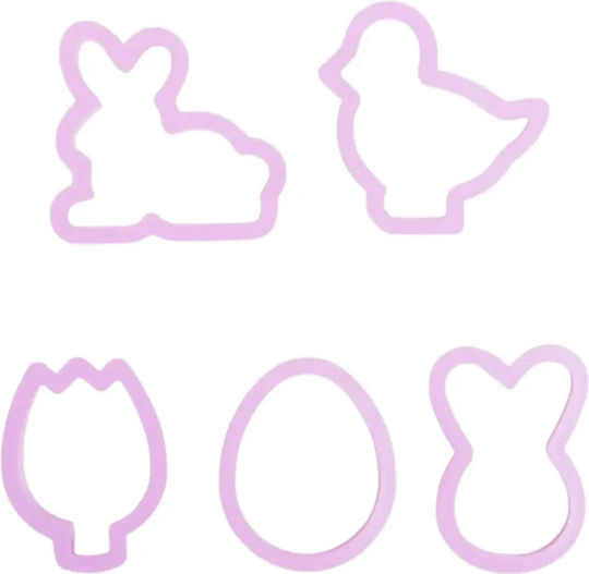 Sugar World Plastic Cookie Cutter 5pcs