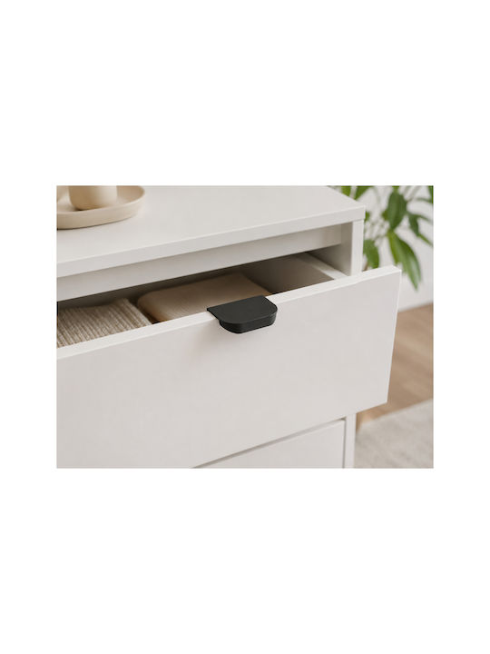 Furniture Handle Flush Handle Metal Black Matte with Hole Centers 60mm 3200057890063