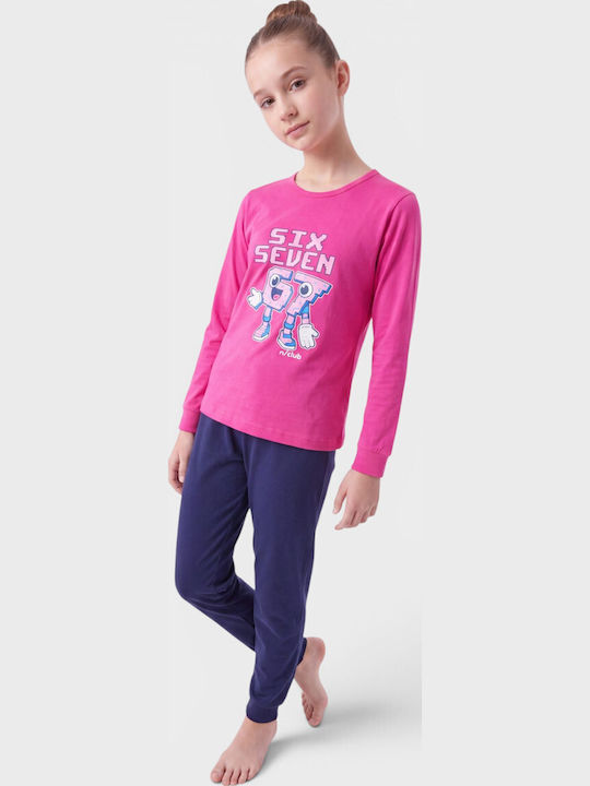 Nina Club Kids Winter Pyjamas Fuchsia Nina Club Kids Winter Pyjamas Fuchsia