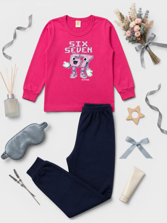 Nina Club Kids Winter Pyjamas Fuchsia