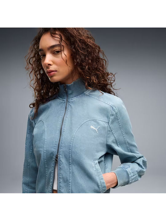 Damen Sport Jacke Hellblau