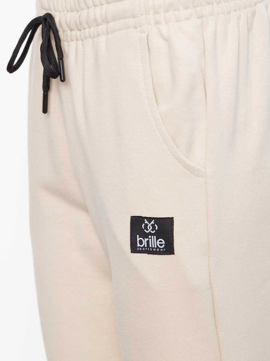 Παντελόνι Φόρμας με Λάστιχο Beige