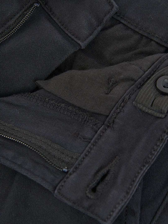 Kinderhose Chino Schwarz Stretch
