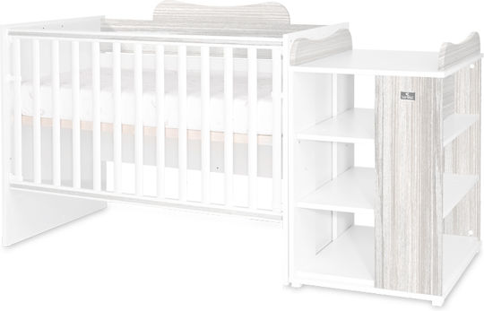 Lorelli Κούνια White Artwood Γκρι