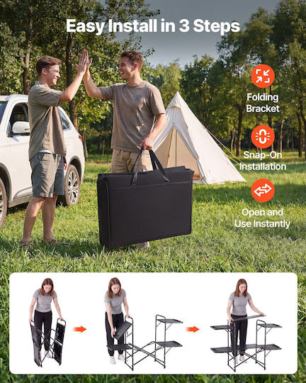 Vevor Metal Folding Camping Table