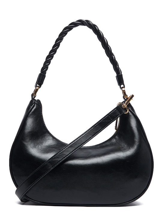 Moschino Leather Women's Shoulder Bag Black