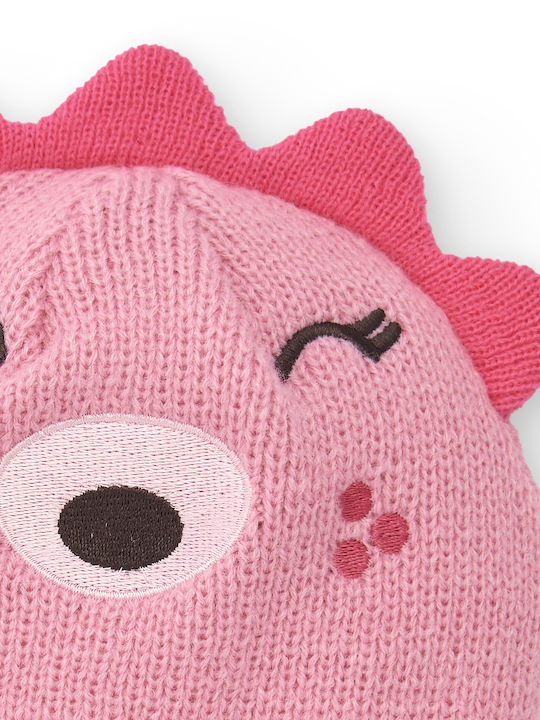 Kids Knitted Pink Beanie for Newborn