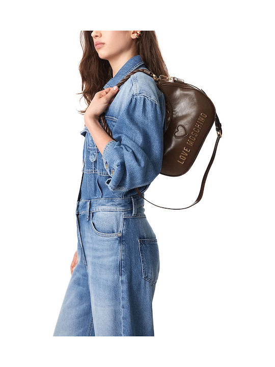 Leather Women's Shoulder Bag Brown