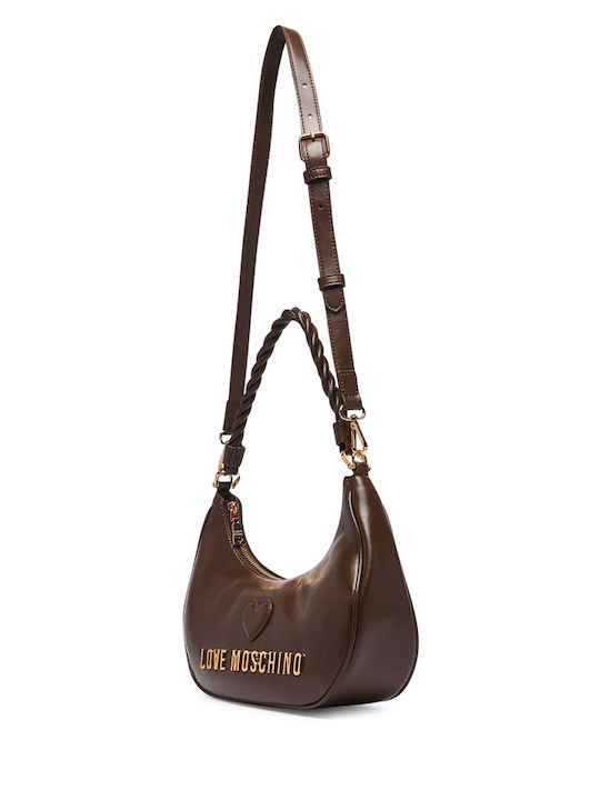 Leather Women's Shoulder Bag Brown