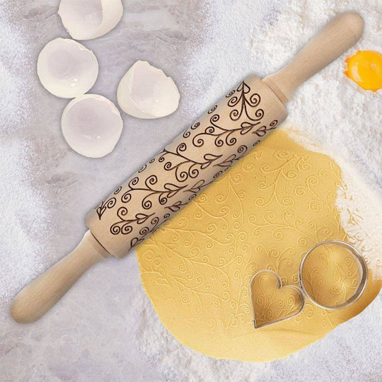 Orion Wooden Kitchen Rolling Pin 33cm