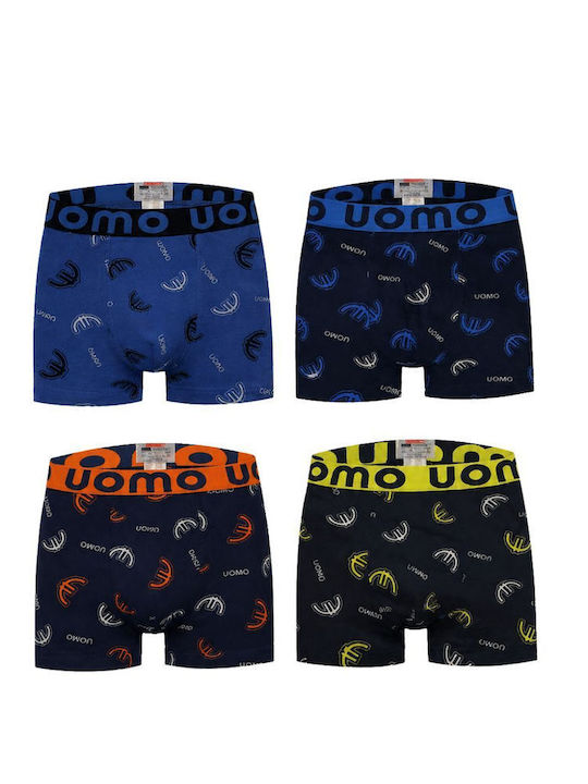 Uomo Set Kids Boxers 4 Pieces Multicolour