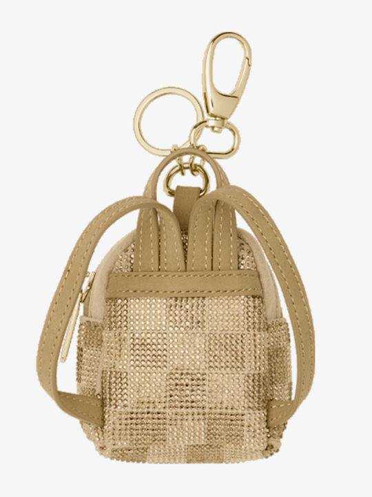 Sprayground Männer 2-Ton Gold Trinity Rucksack Schlüsselanhänger Gold 910k9483nsz
