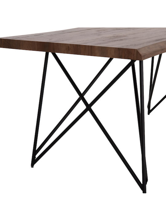 Esszimmermöbel-Set mit 6 Stücken 180x90cm
