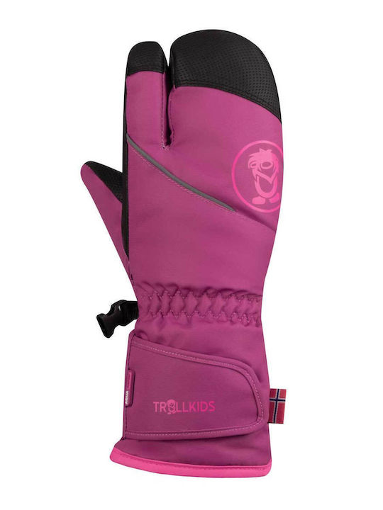 Trollkids Kids Ski & Snowboard Gloves Purple