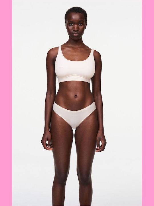 Stretch Damen Sport-BH Rosa mit Leichter Polsterung