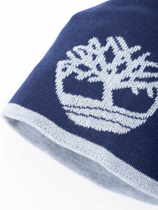 Beanie Men's Reversible Knitted Beanie in Blue Colour