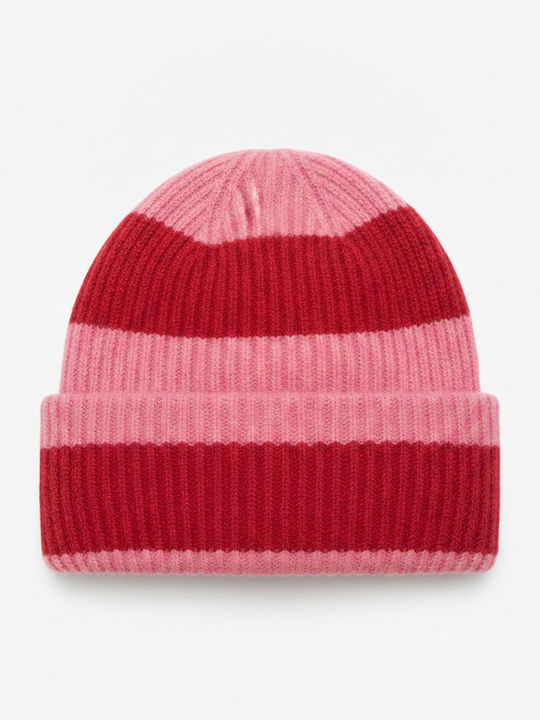 Beanie Unisex Knitted Beanie in Pink Colour